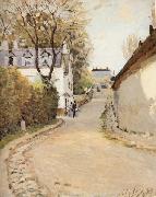 Alfred Sisley, Rue de Princesse,Louveciennes